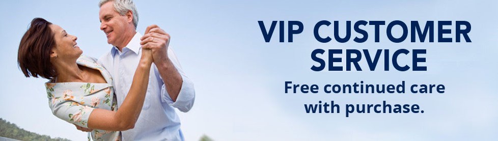 VIP custom service - Free continued care with your purchase.