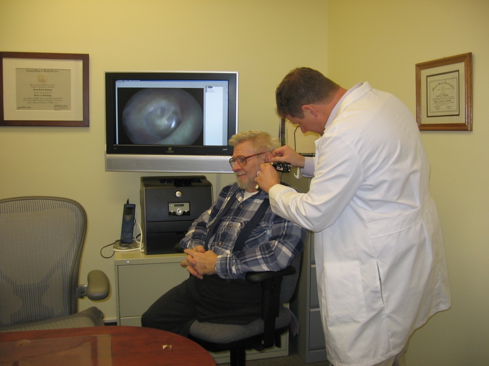 Oregon Hearing Solution - Hearing exam performed by Dr. Scott G. Johnson, clinical audiologist